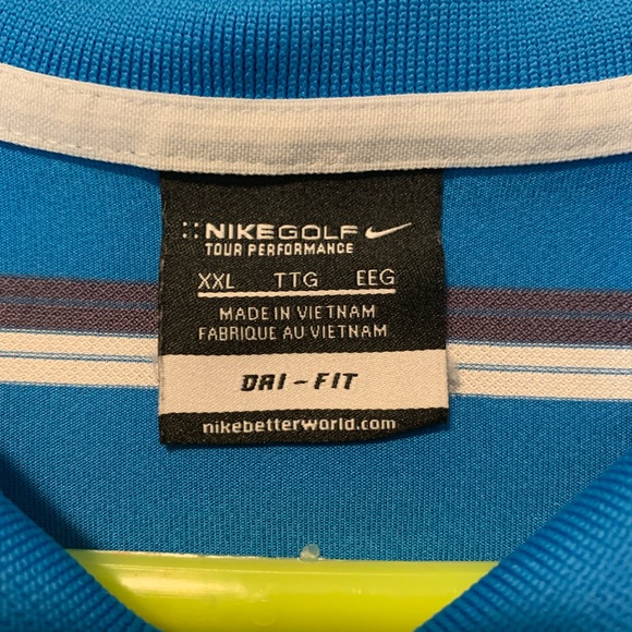 Like New NIKE Golf Tour Performance Dri-Fit Shirt Sz XXL - Picture 4 of 4